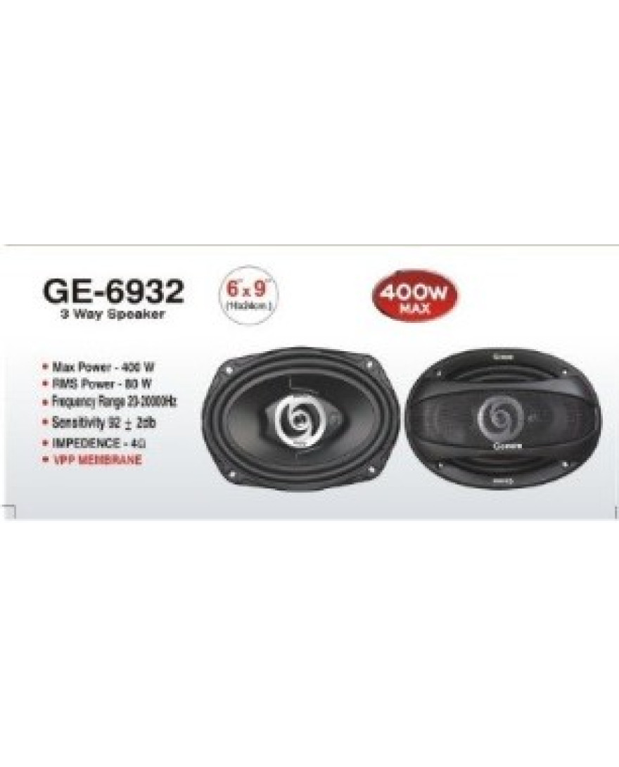 GENON 6X9 Inch 450 Watt 3way Speaker (GE-6932)
